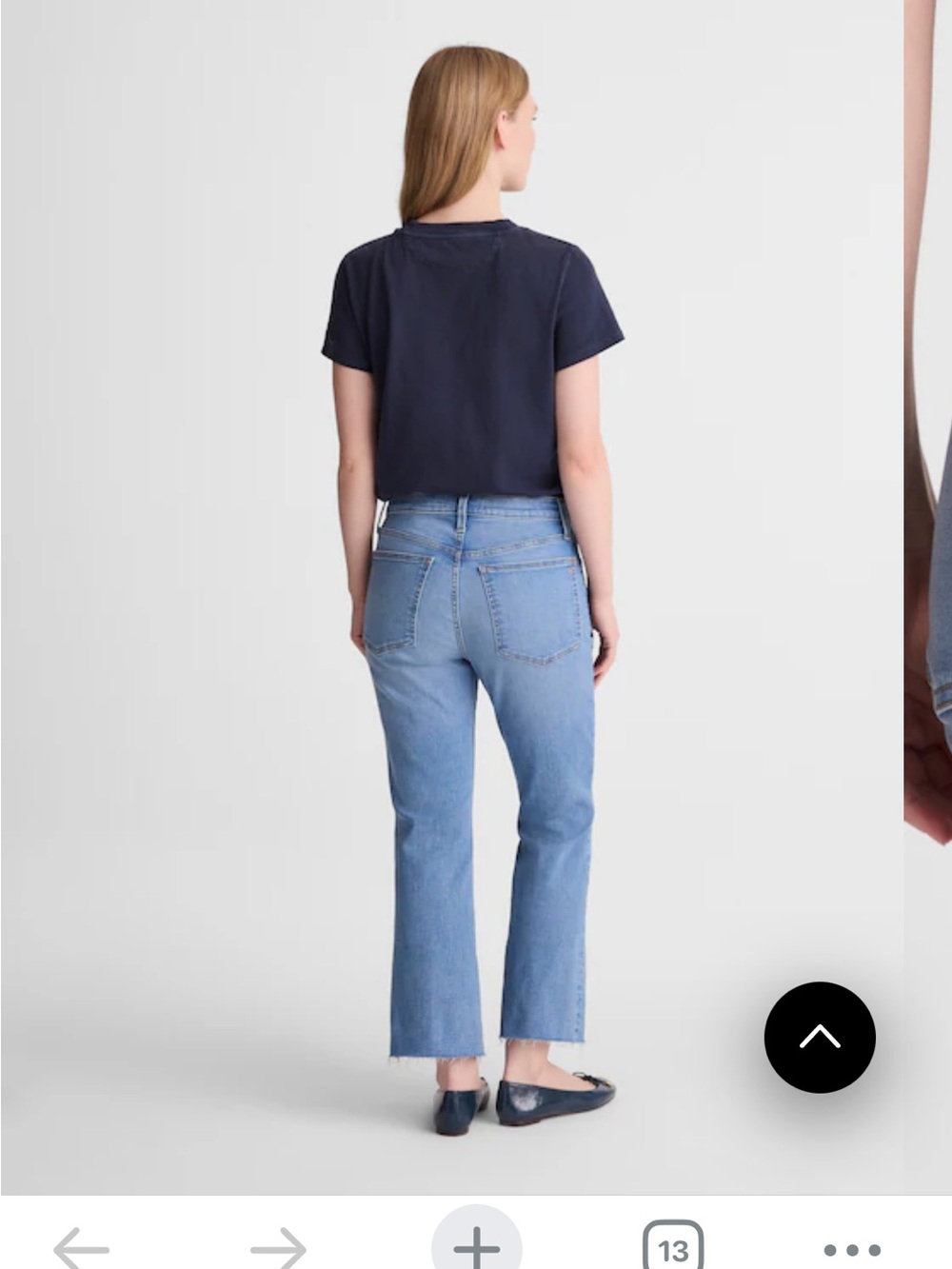 EUC sold out Madewell Light Blue High-Rise Cropped Wide-Leg Jeans